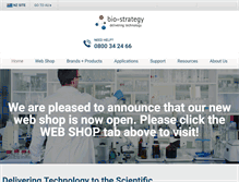 Tablet Screenshot of bio-strategy.com